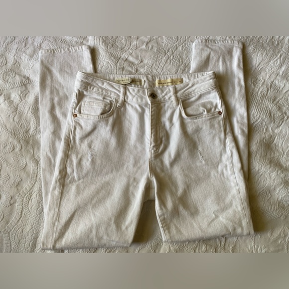 Anthropologie Pilcro and the Letterpress, White Skinny Jeans, Size 29 - Picture 4 of 5